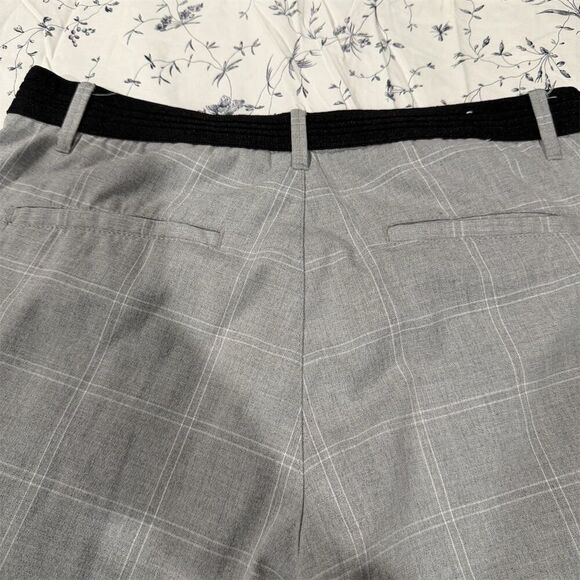 ZARA men's  Gray Plaid Slim Fit Dress Pants Size M Business - Picture 2 of 6